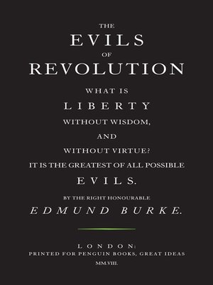cover image of The Evils of Revolution
